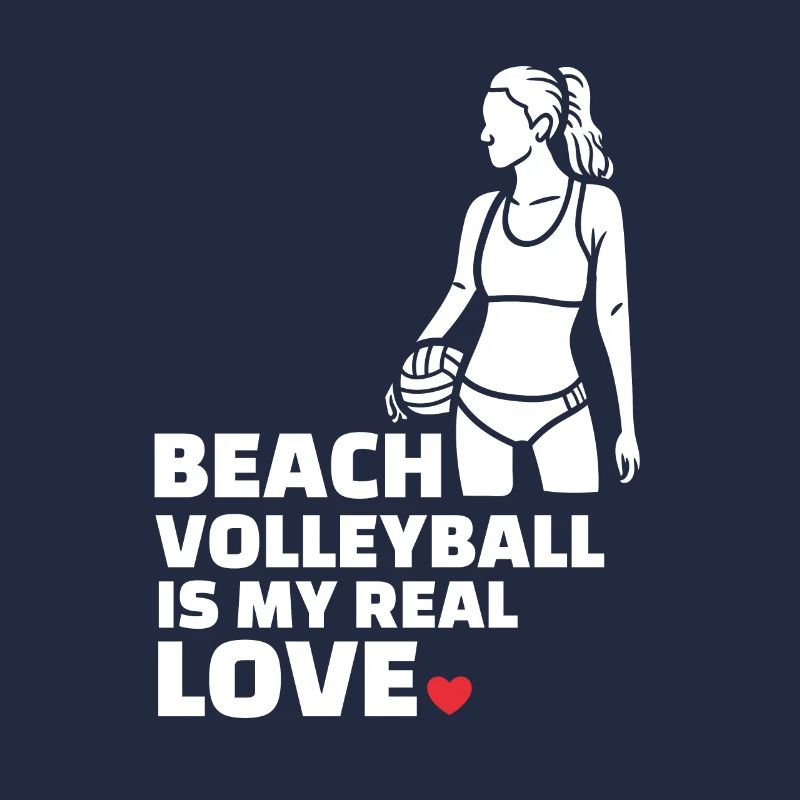 Ik hou van beachvolleybal Stylish Beach
