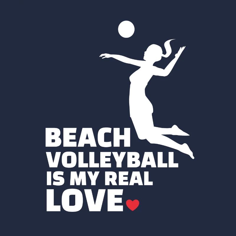 Ik hou van beachvolleybal Stylish Beach