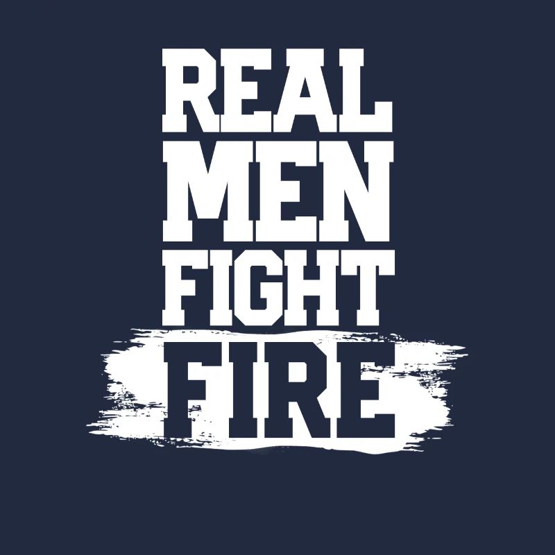 Wirkliche Männer Bekämpfen Feuer Geschenk