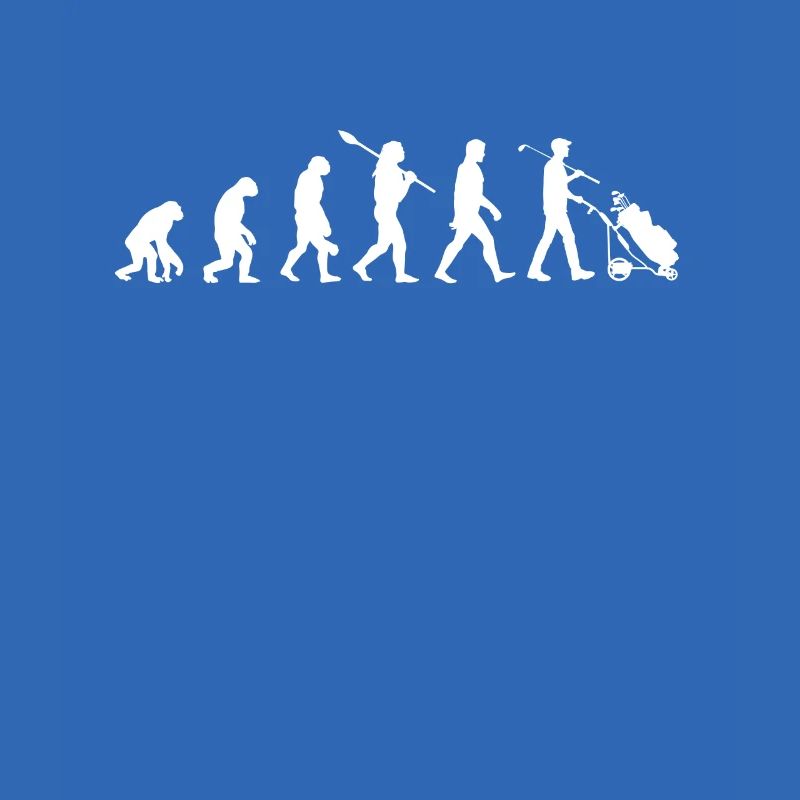 Golf Evolution Golfer Golfspieler Geschenk