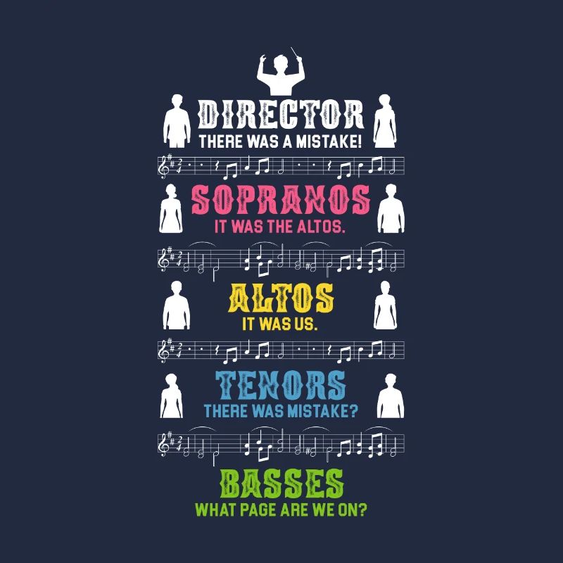 Dirigenten T-shirt oder auch für Chorleiter