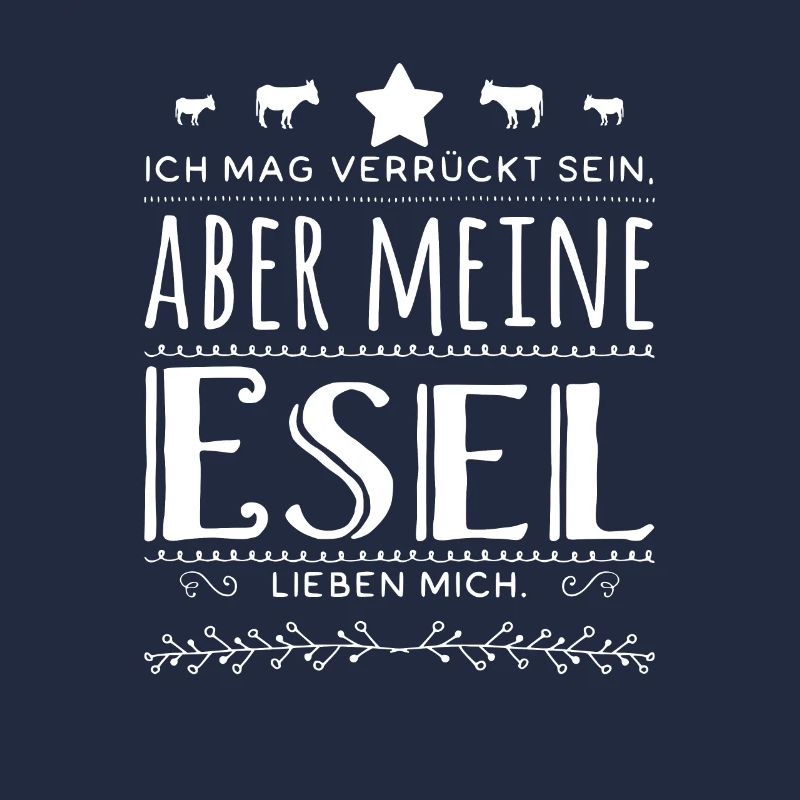 Witziger Spruch Esel Maultier Muli Geschenk