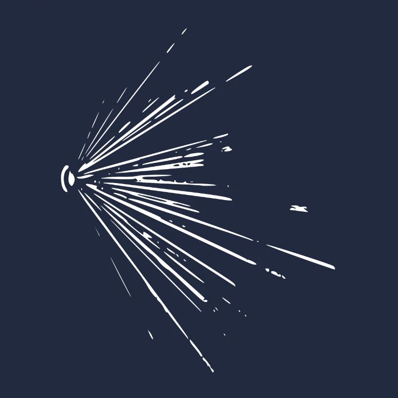Rayons / blanc / abstrait / cool / tendance