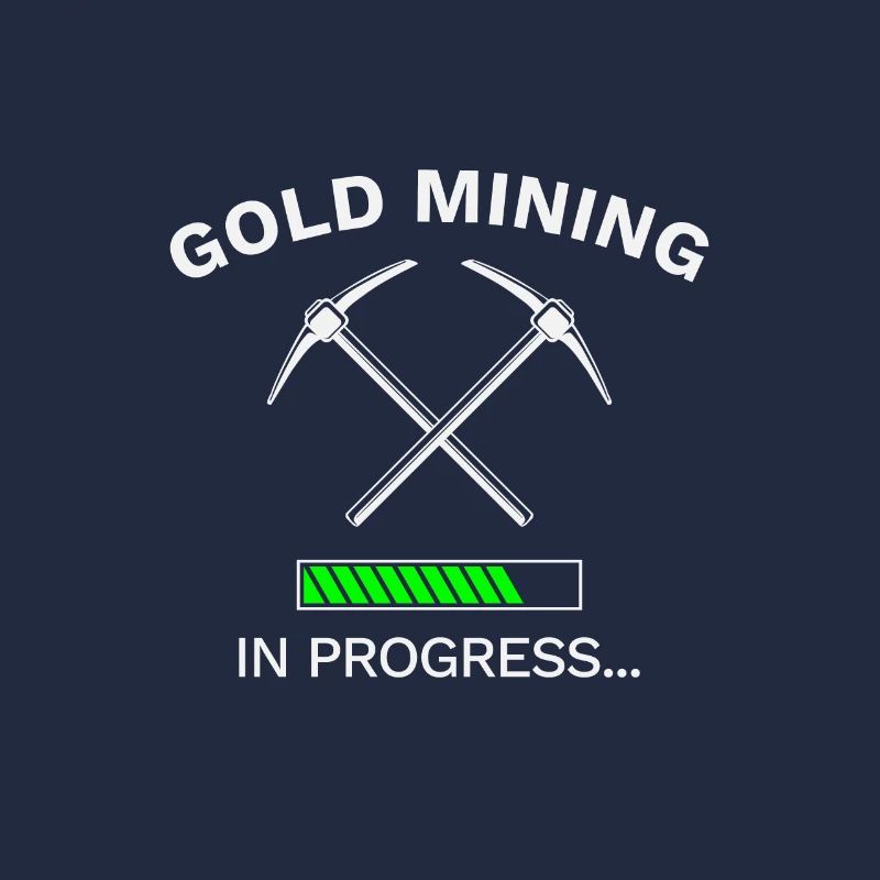 Conception de prospection d'or de l'or