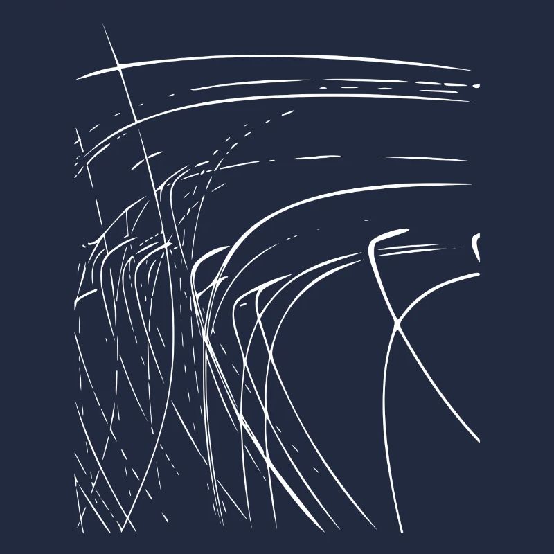 Abstract lines / white / line / pattern