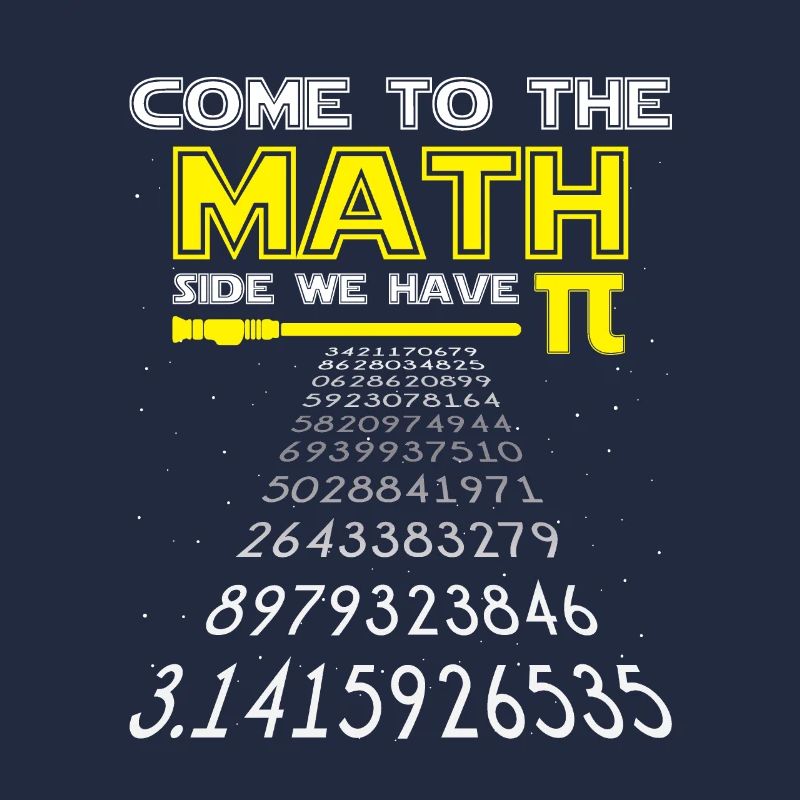 Mathe Come to Math Side Pi Mathematiker Geschenk