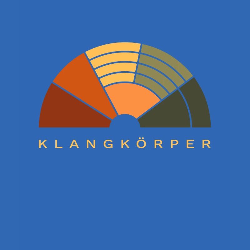 Klangkörper Chor Orchester Layout Sitzplan Retro