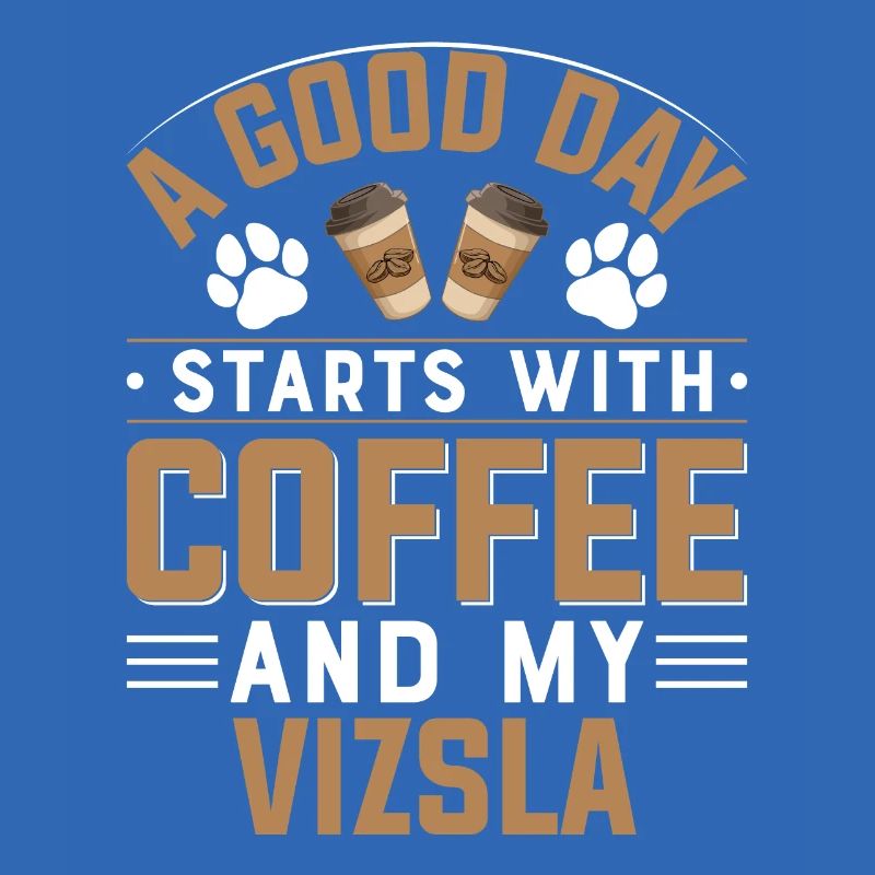 Short-haired Hungarian Pointer Vizsla Coffee
