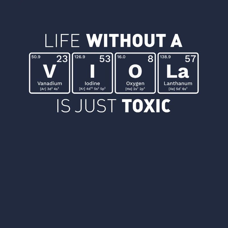 Viola Bratsche PSE Nerds Periodensystem Elemente