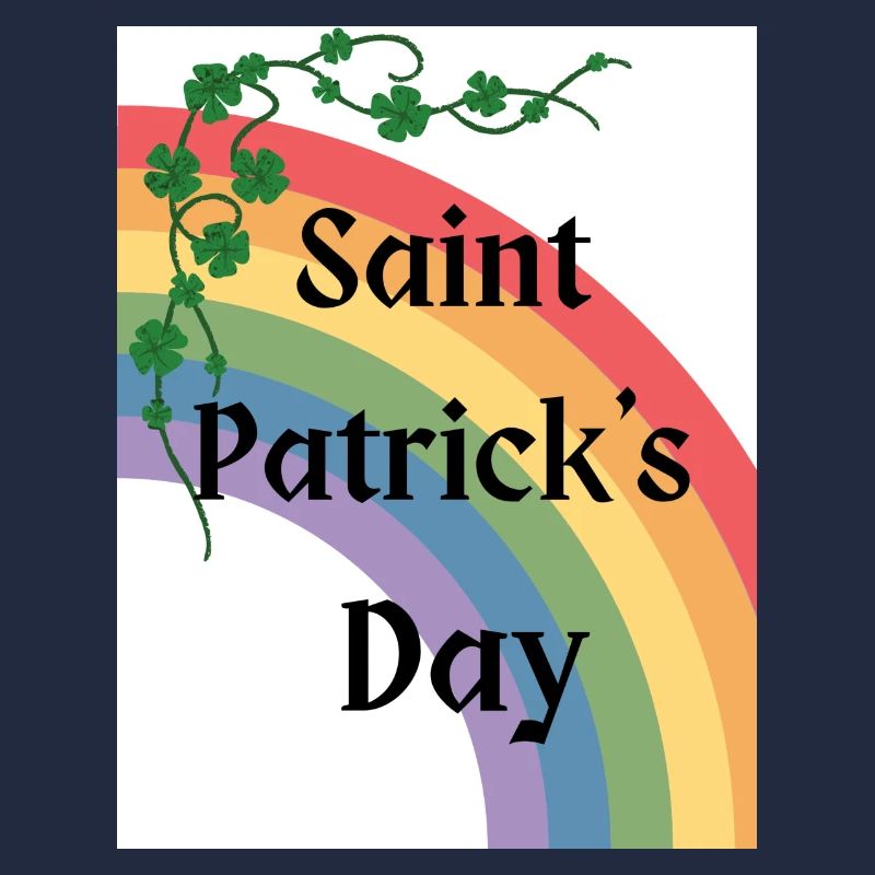 St. Patrick's Day mit Regenbogen