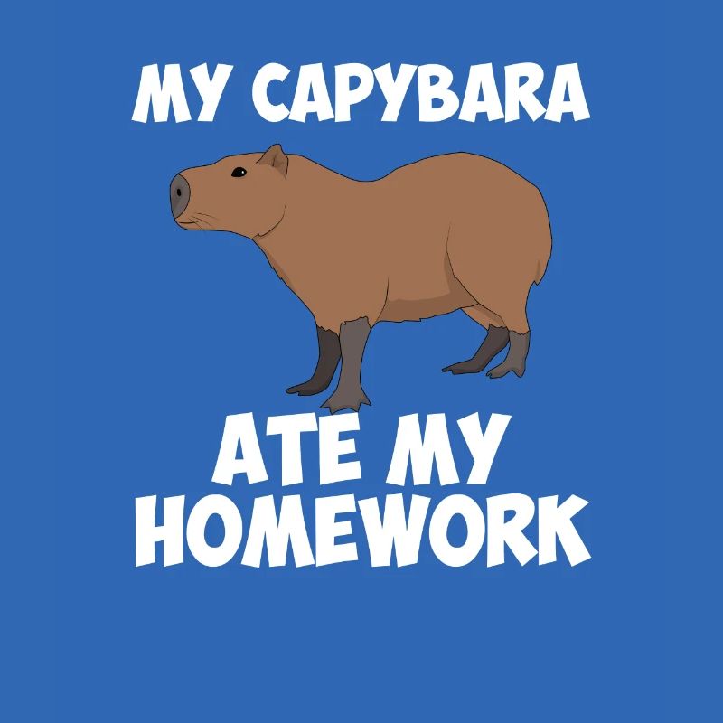 Capybara a mangé mes devoirs, capybara