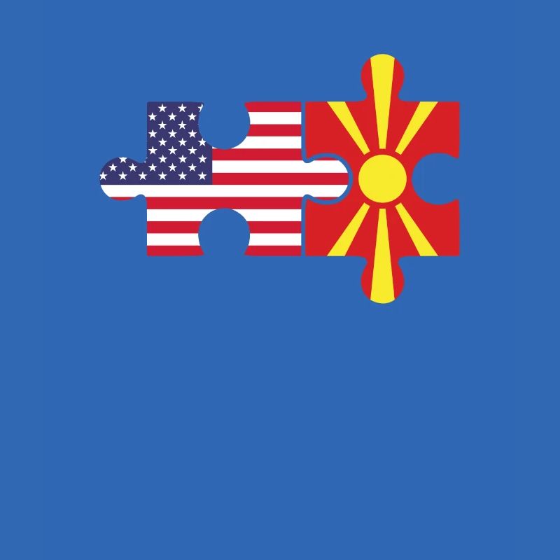 Macédoine drapeau américain, Macédoine