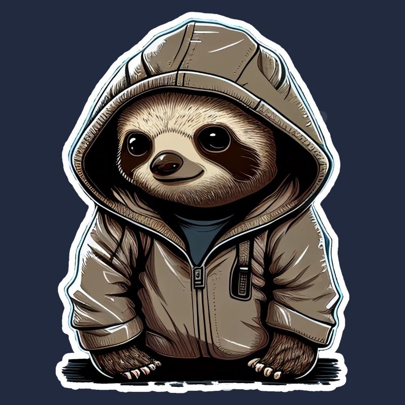 Paresseux avec sweat à capuche