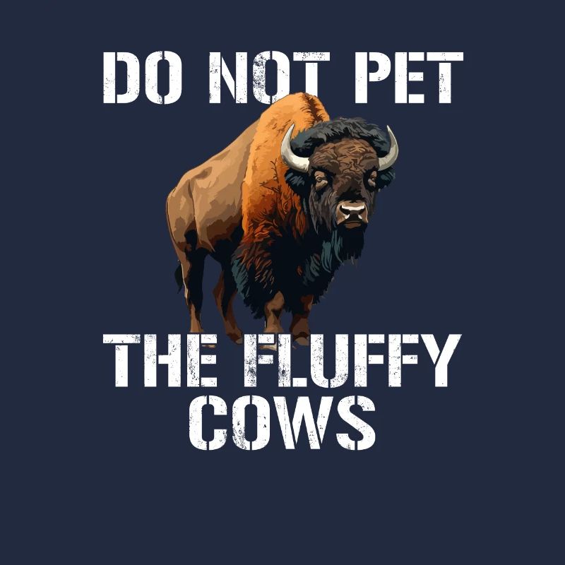do not pet the fluffy cows