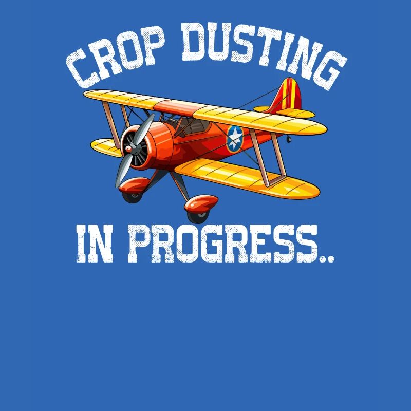crop duster in progress