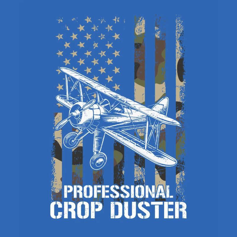crop dusting American flag, cropdusting