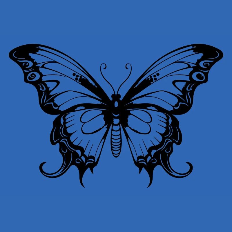 Silhouette de papillon Boho