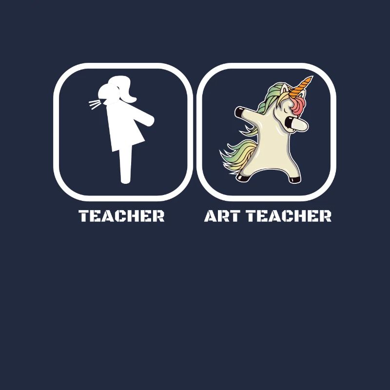 Art Teacher Kunstlehrer Einhorn