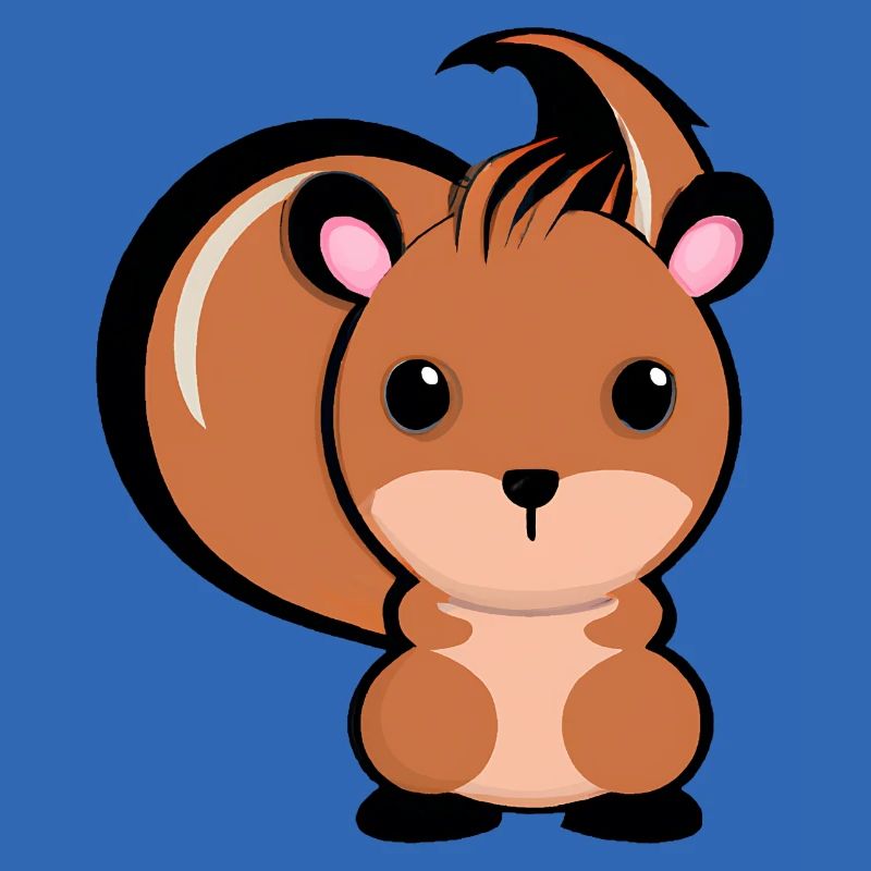 Süßes Eichhörnchen