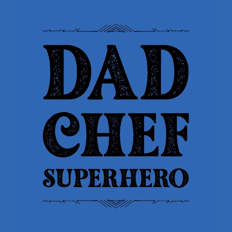 Dad Chef Superheld Papa