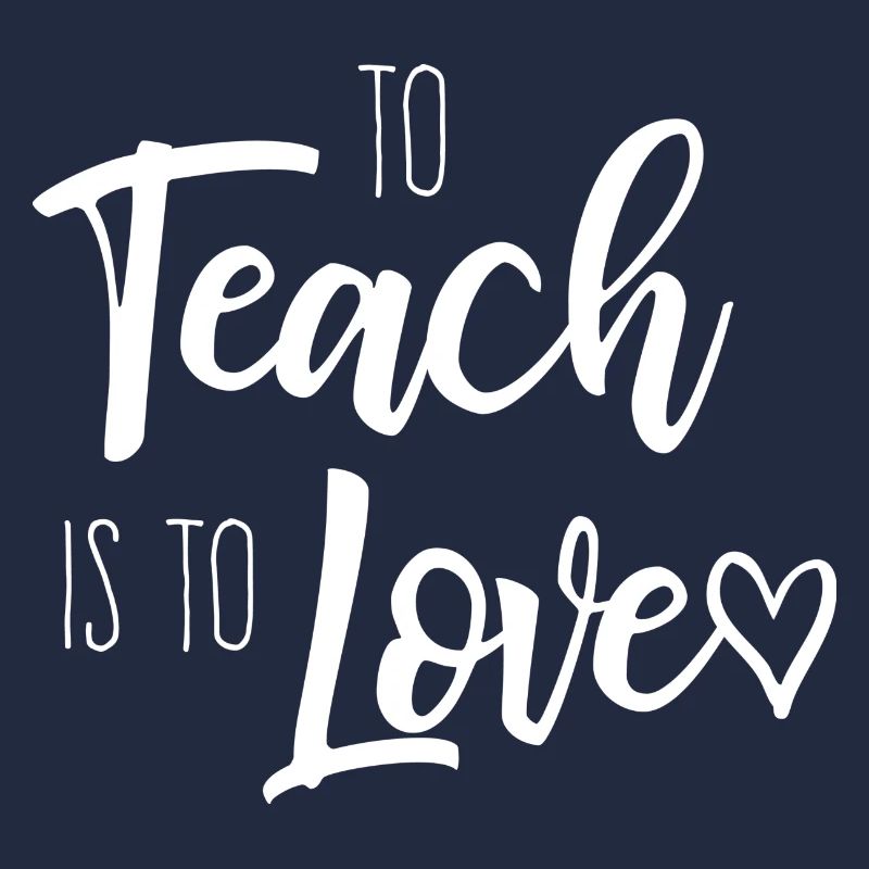 Enseigner, c'est aimer - Cadeau de l'enseignant pour la Saint-Valentin
