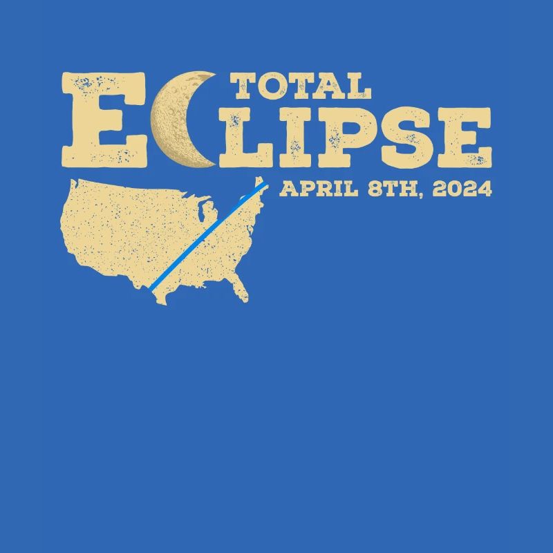 Eclipse solaire du 8 avril 2024 chemin du