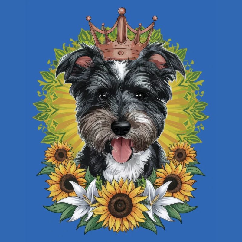 Conception de dessin animé mignon avec Norfolk Terrier