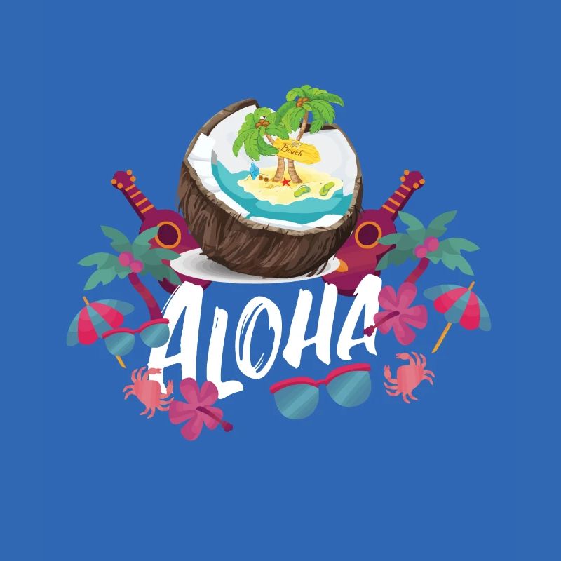 Fruit de noix de coco Aloha Plages Hawaï