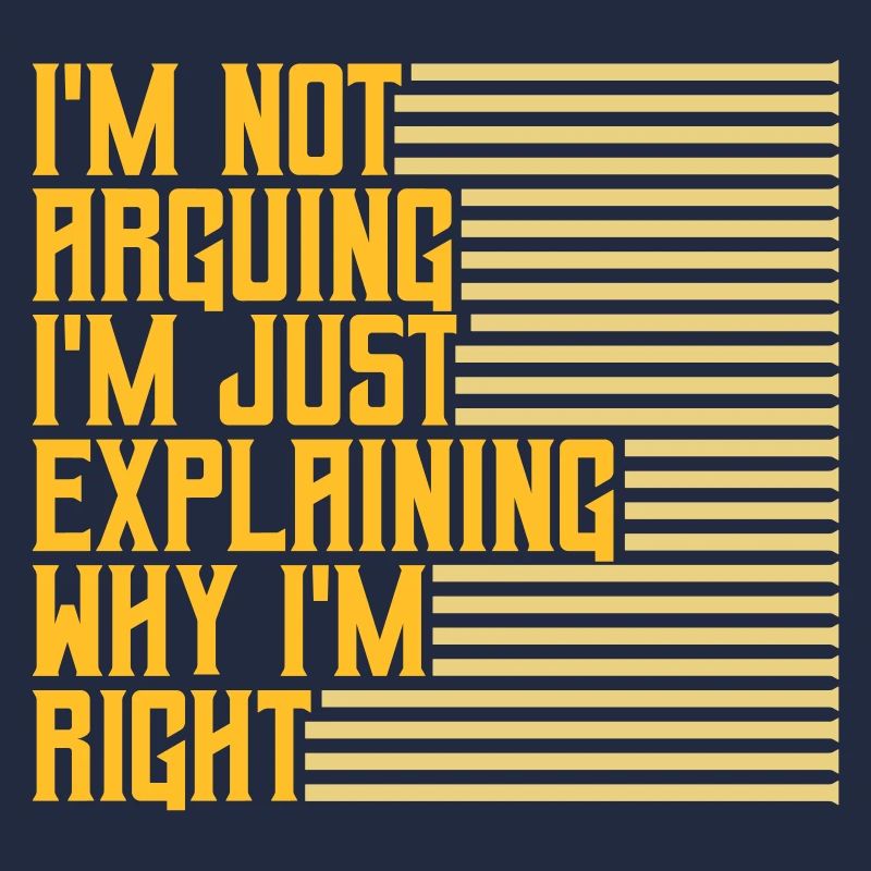 I m not arguing