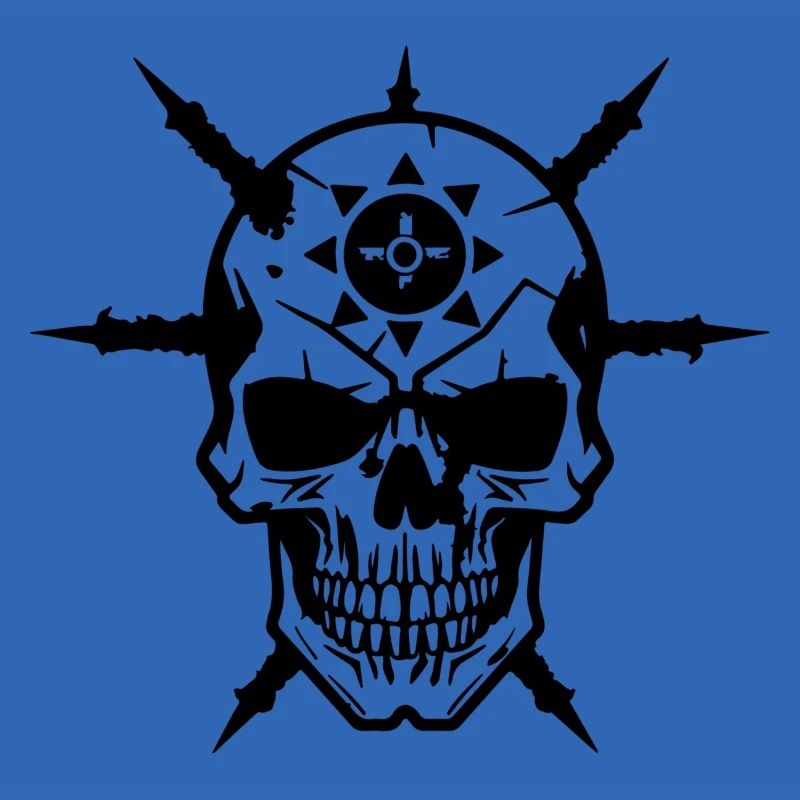 Schädel Punk Kunst