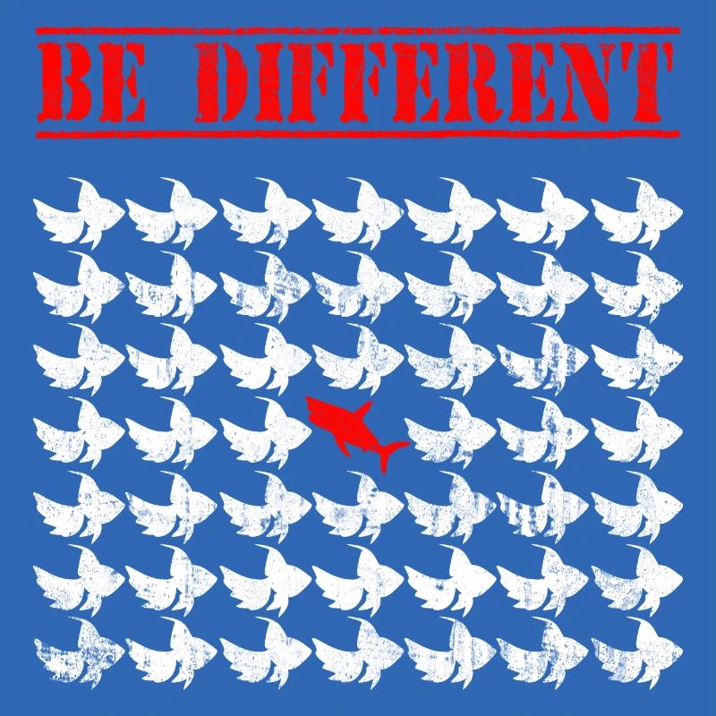 Soyez différent / Sei anders TShirt