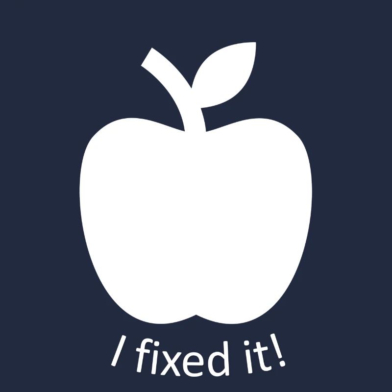 I fixed it Apple, design drôle