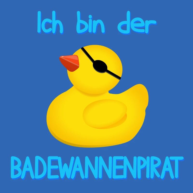 Badewannenpirat Quietscheentchen Geschenk Idee