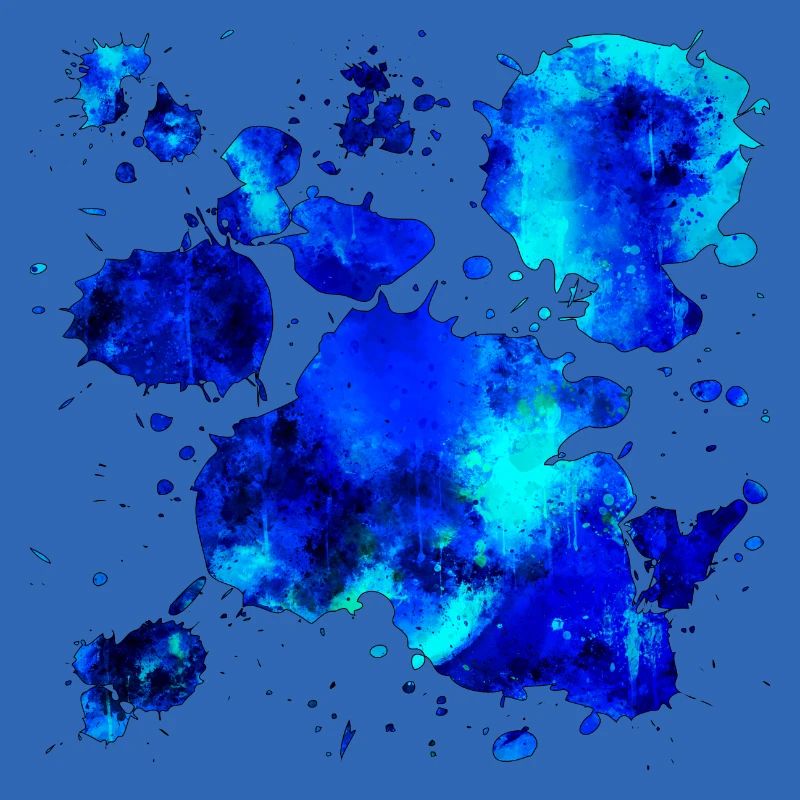 gxp psychedelic color gradient pattern WF blue