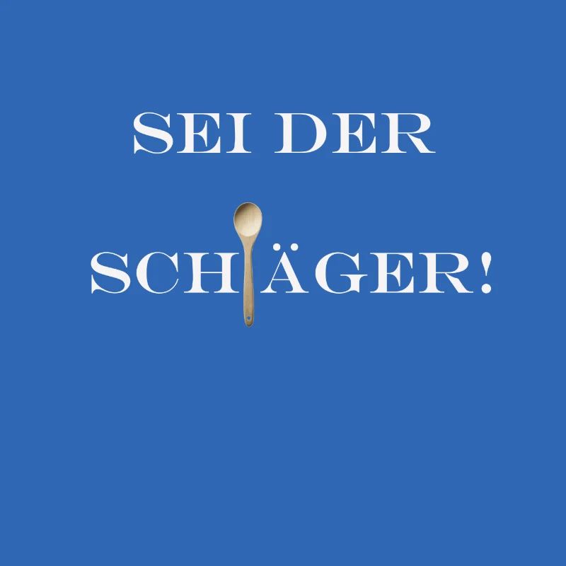 Sei der Schläger Kochlöffelshirt