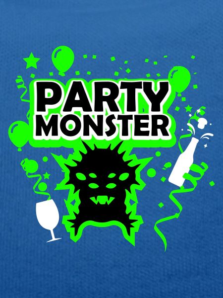 Monstre de fête vert foncé