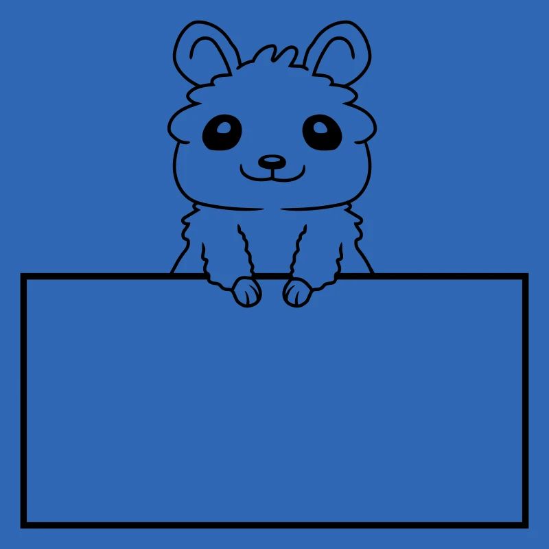 Insert Text Shield Hamster