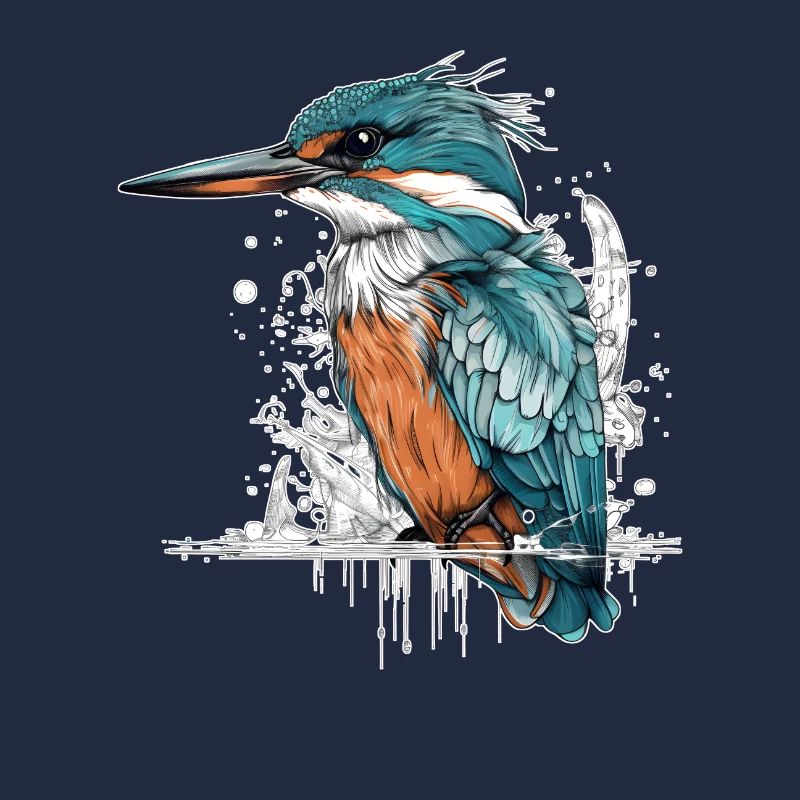 schöner Eisvogel