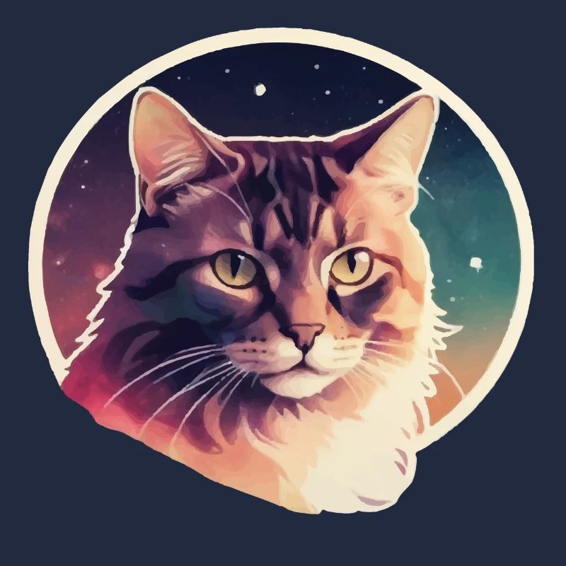 Chat dans les étoiles