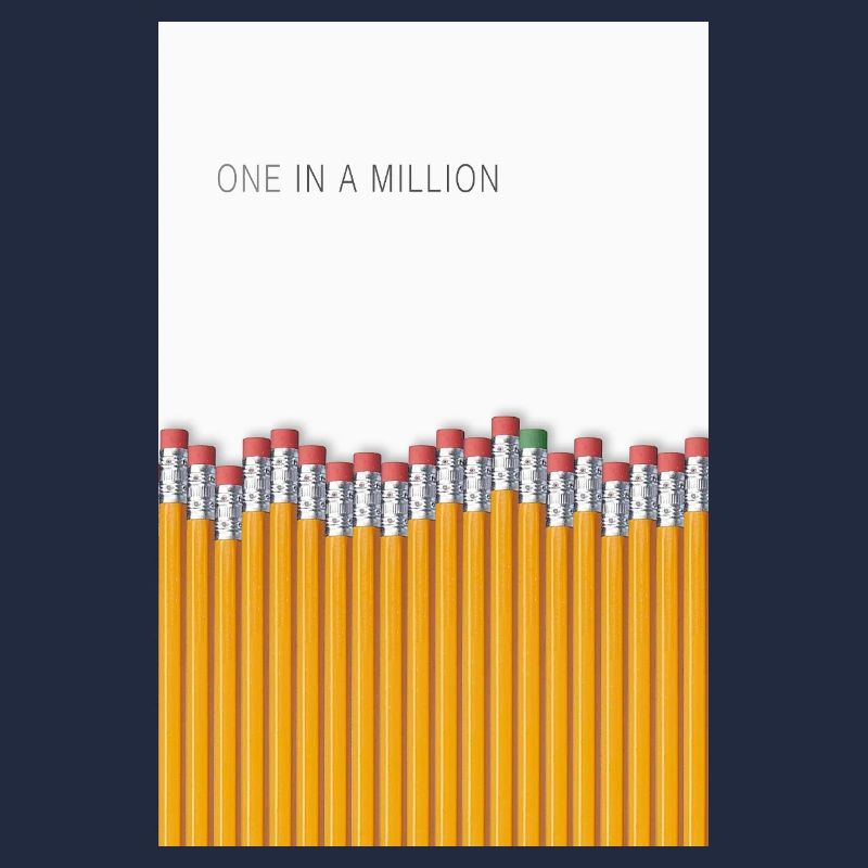 One in a Million Minimalist Statement