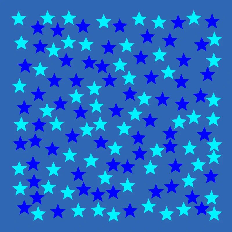 Sterne hellblau dunkelblau Geschenkidee