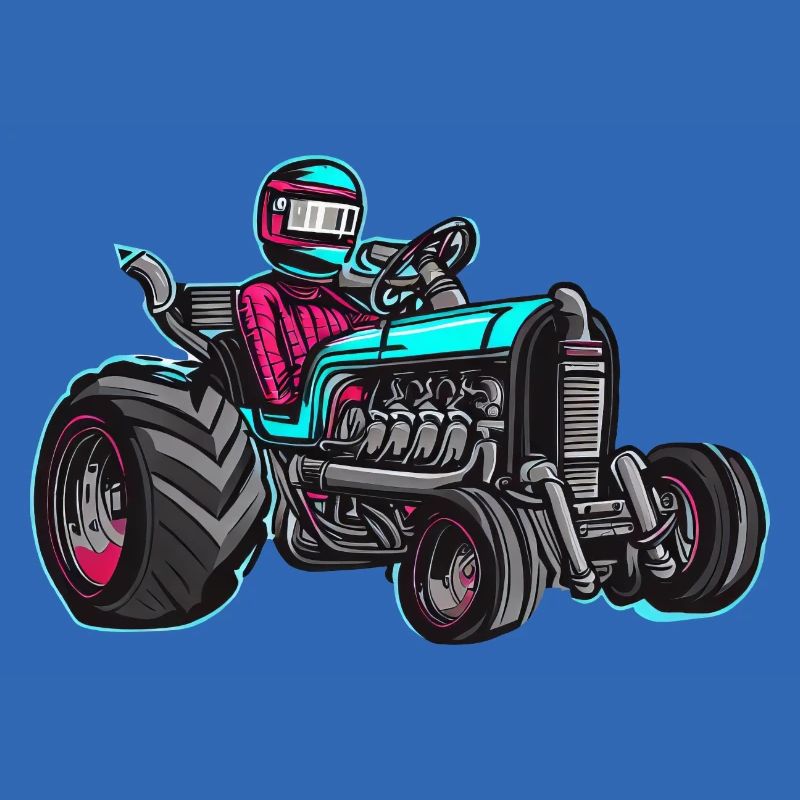 Tractor Tuning Racing Graffity Style