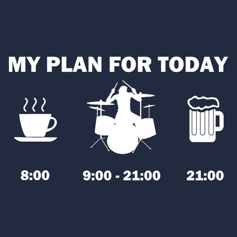 Drummer Gift Drummer Band Plan