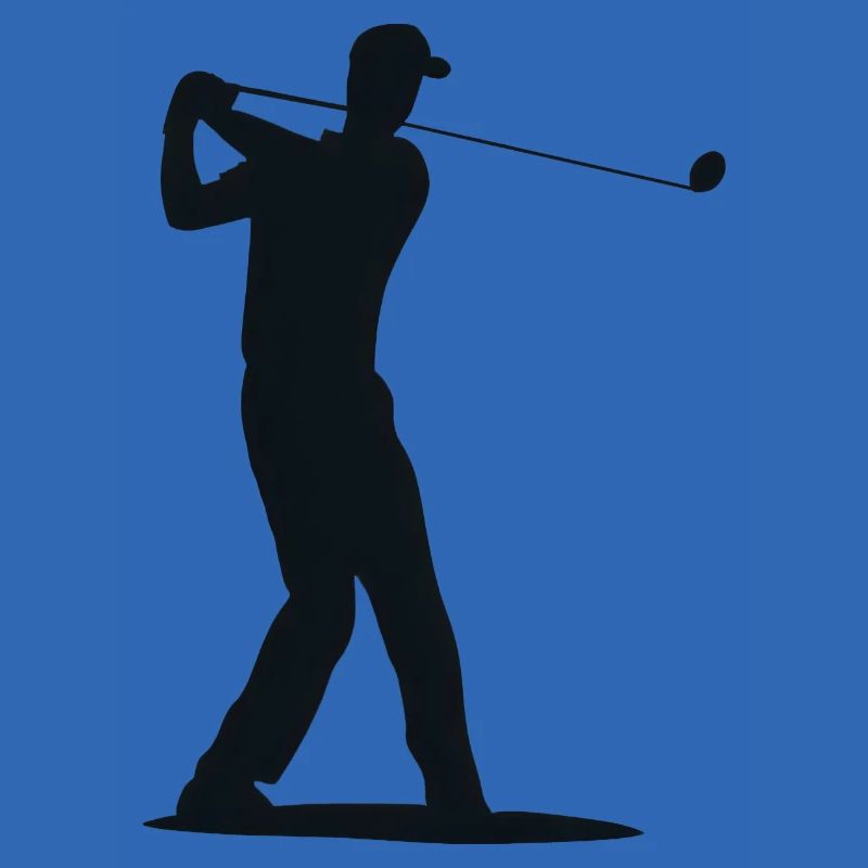 Golfer Silhouette - Tee Golf