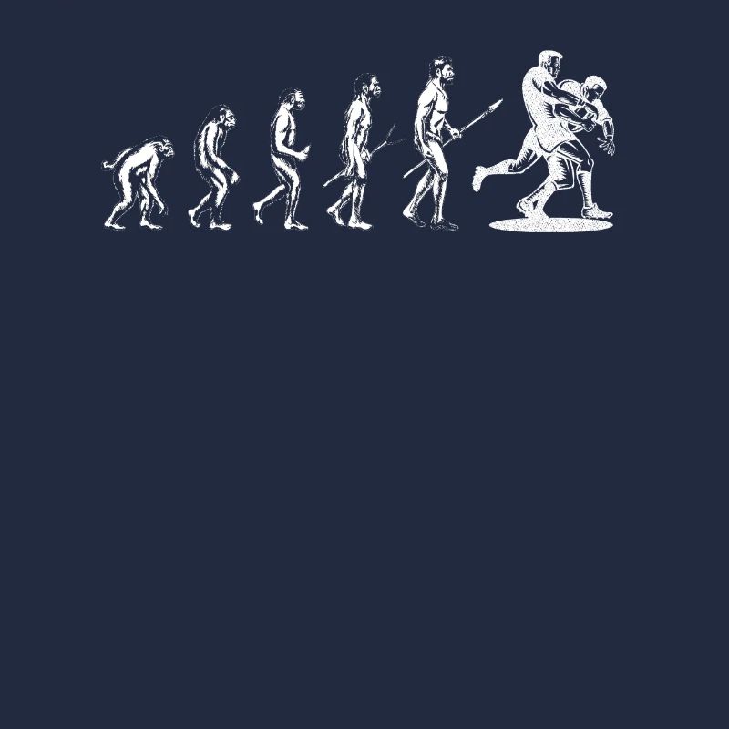 Evolution Du Rugby Tee Shirt