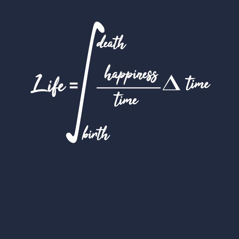 Cadeau de professeur mathématicien formule de vie math