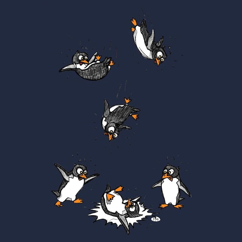 Penguins can not fly!
