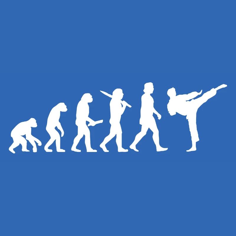 Evolution Karate Kampfsport Kick Karateka Geschenk