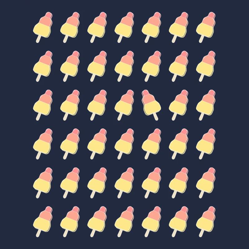 Fusées à motif de cornet de glace - OCD