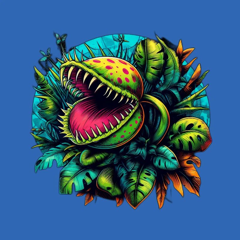 Venus Flytrap Jungle avec des monstres exotiques